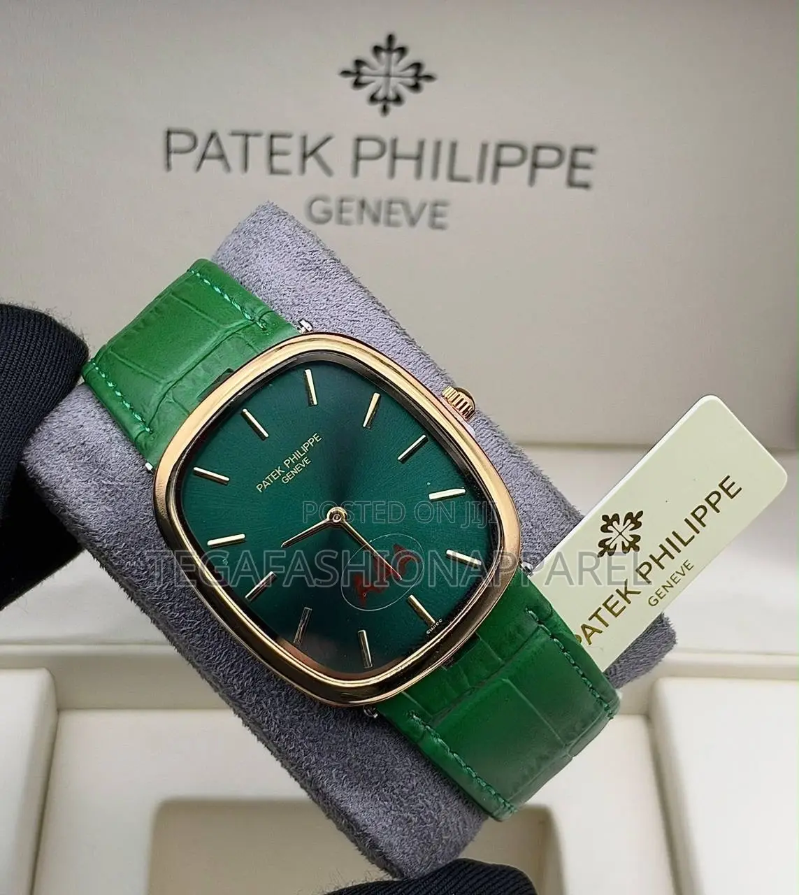 Patek Philippe Ellispe Genuine Leather Watch