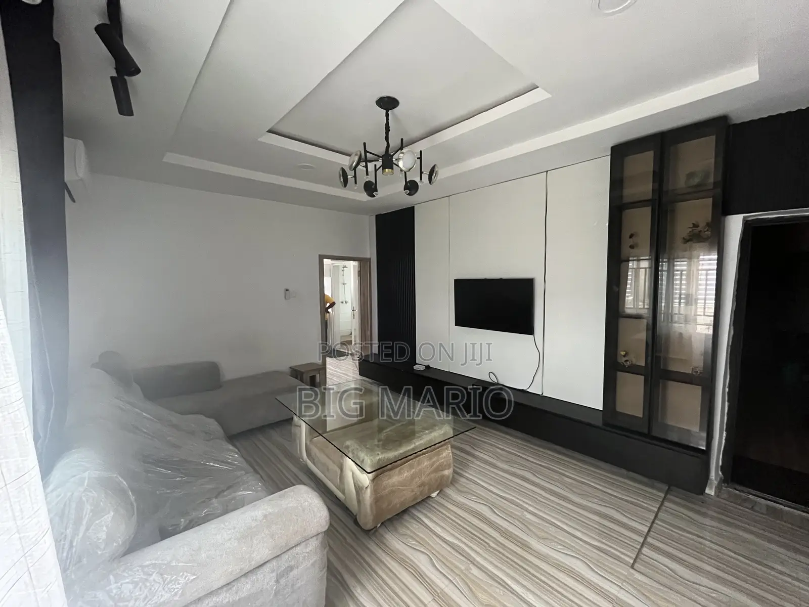 Furnished 1bdrm Block of Flats in Guzape for rent