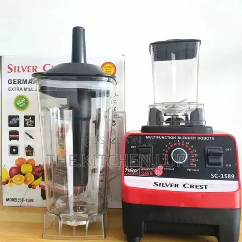 Silver Crest Commercial Blender With Extra Dry Jar