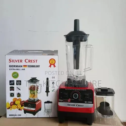 Silver Crest Commercial Blender With Extra Dry Jar