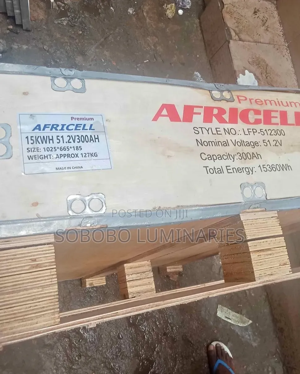 15kwh Africell 51.2v 300ah Lithium Ion Phosphate Battery Available