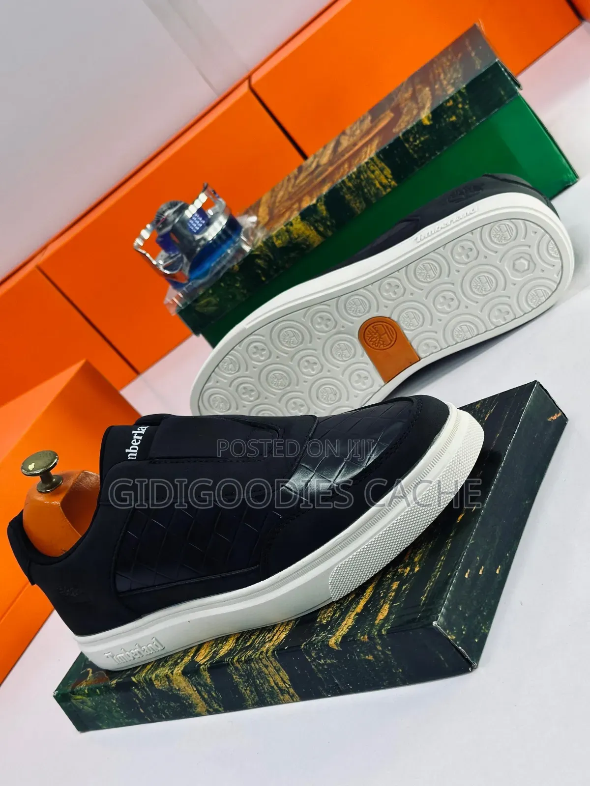Mens Timberland Quilted Laceless Shoes Size 40-46