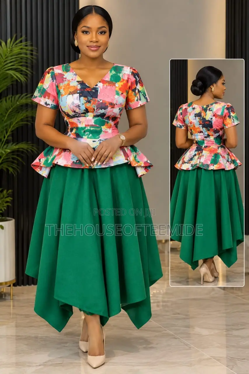 Classic Comfy Elegant Women Clothes Skirt With Blouse