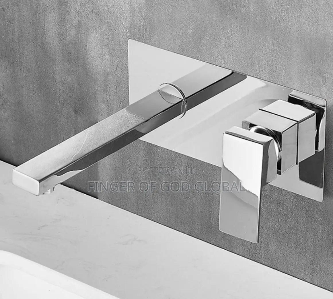 Modern Wall-Mounted Bathroom Basin Mixer Tap