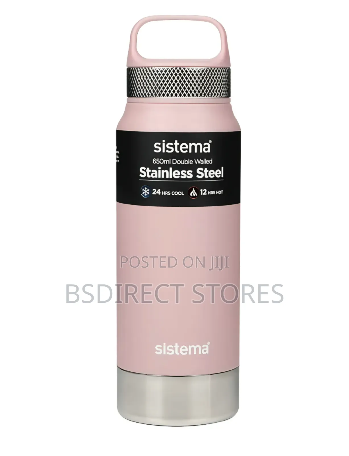 Sistema PINK Hydrate Stainless Steel Bottle- 1000ml Double Wall Vacuum