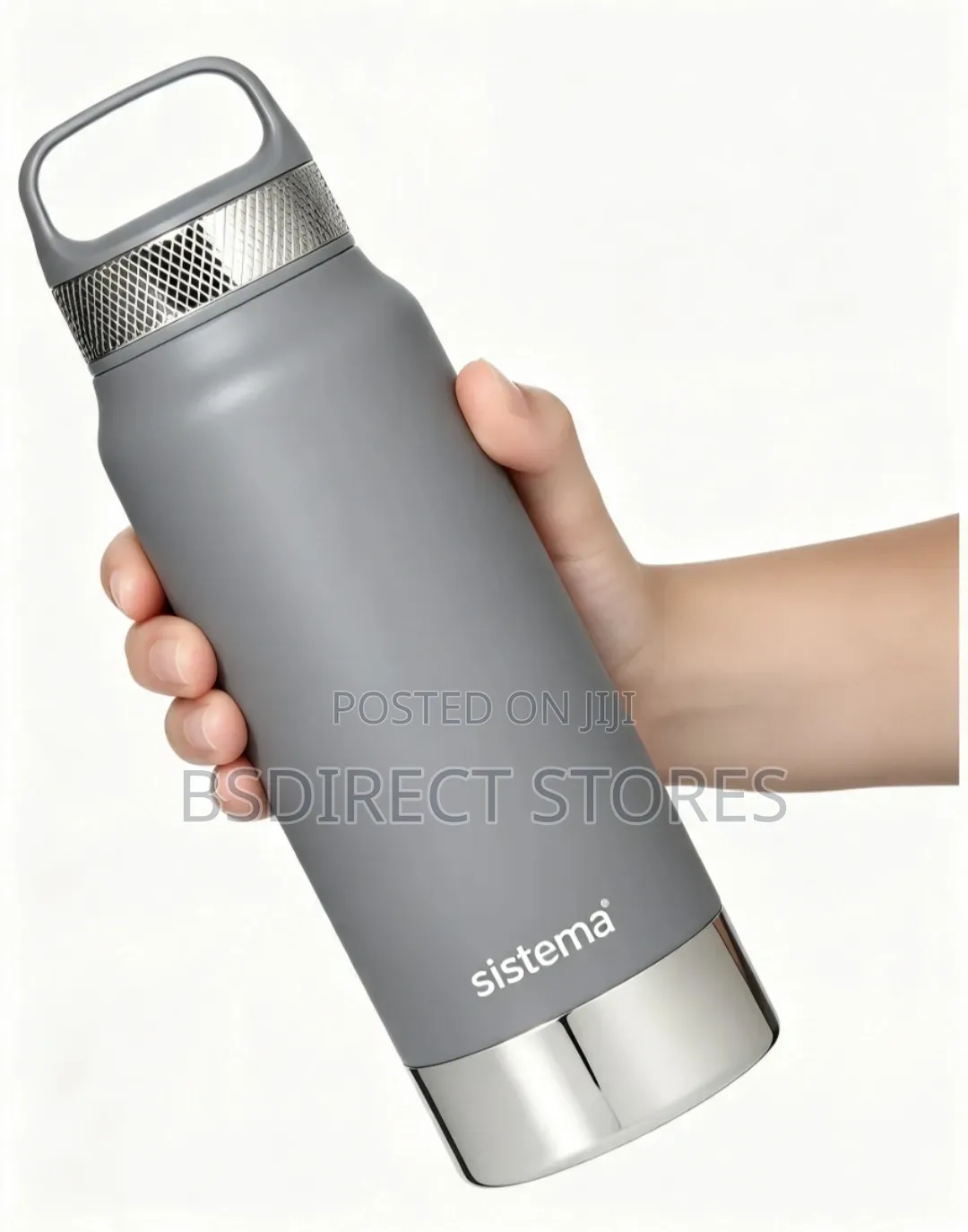 Sistema Grey Hydrate Steel Vacuum Bottle – 1000ml Double Wall Flask
