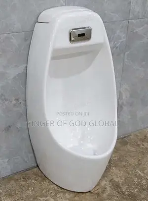 Automatic Sensor Urinal – White Ceramic Wall-Mounted Urinal