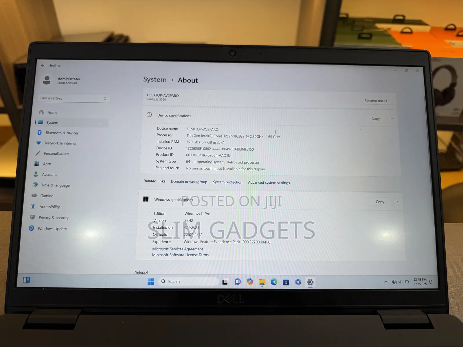 Laptop Dell Vostro 15 3510 8GB Intel Core i7 SSD 512GB