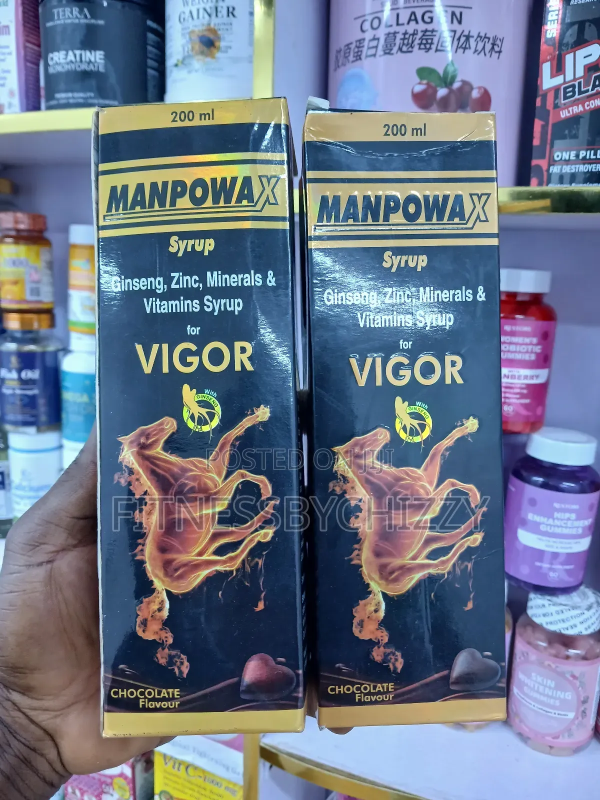 Manpowax Vigor Chocolate Syrup X 200ml