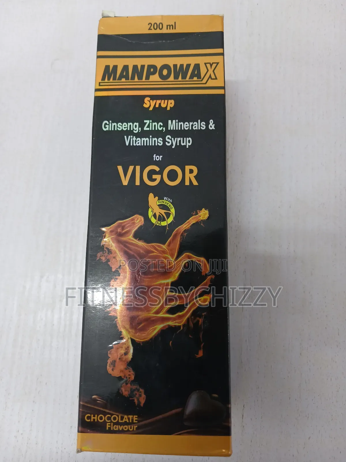 Manpowax Vigor Chocolate Syrup X 200ml