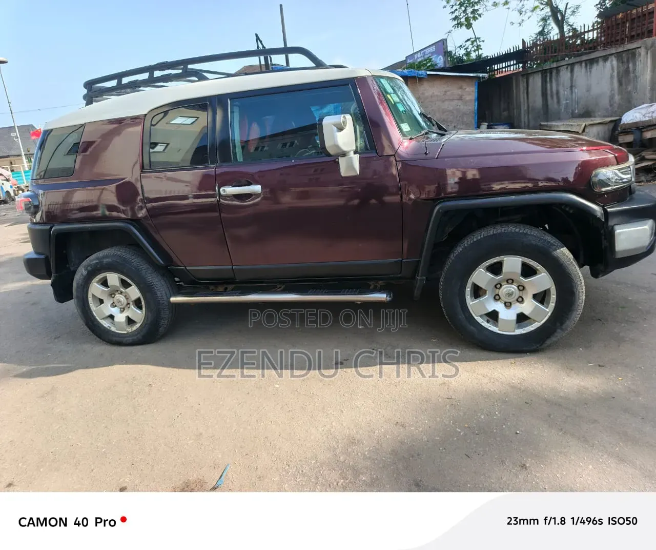 Toyota FJ Cruiser 2006 Maroon