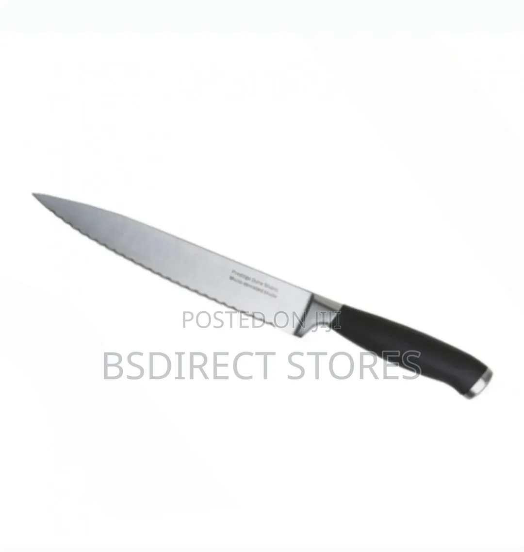 Prestige Dura Sharp Slicer Knife 8'' With Soft Touch Non- Slip Handles