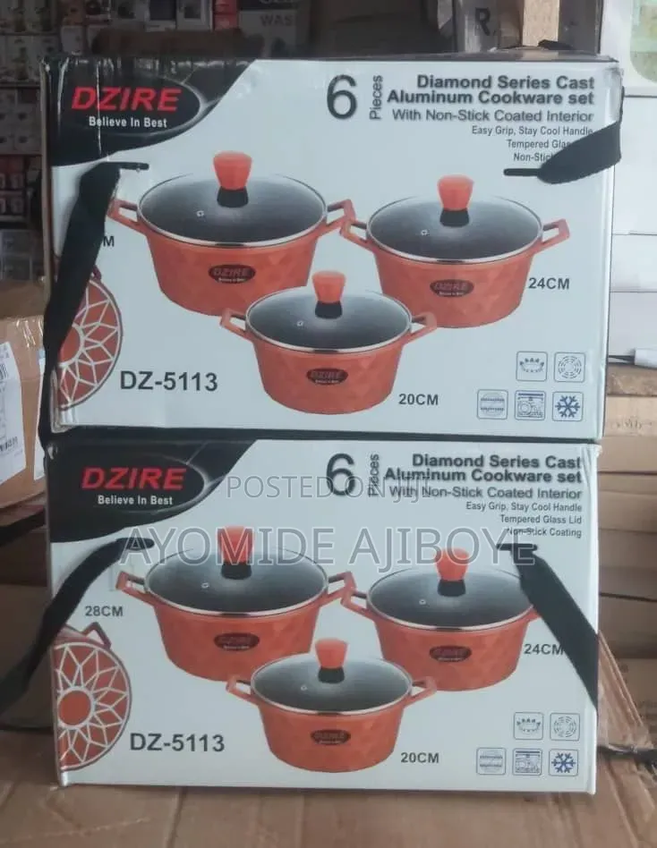 6pcs Granite Cookware Set