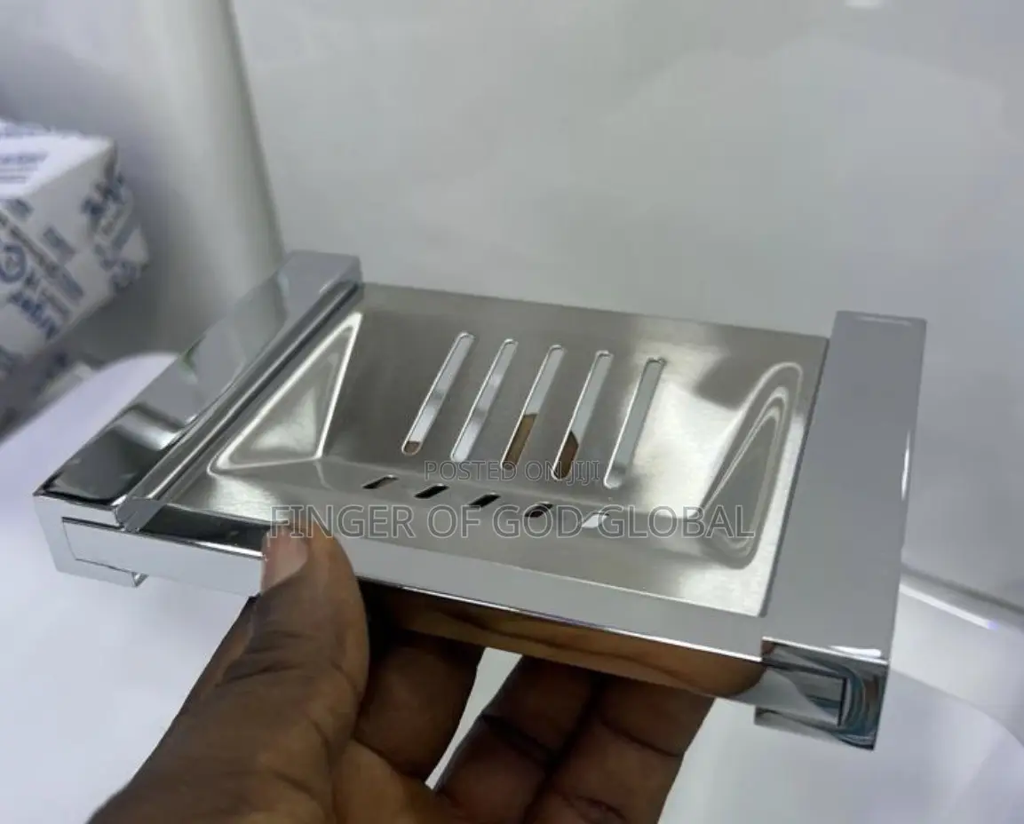 Stainless Steel Wall-Mounted Soap Dish Holder