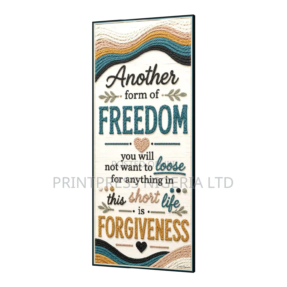 Freedom - Inspirational Wall Plaque 6x14