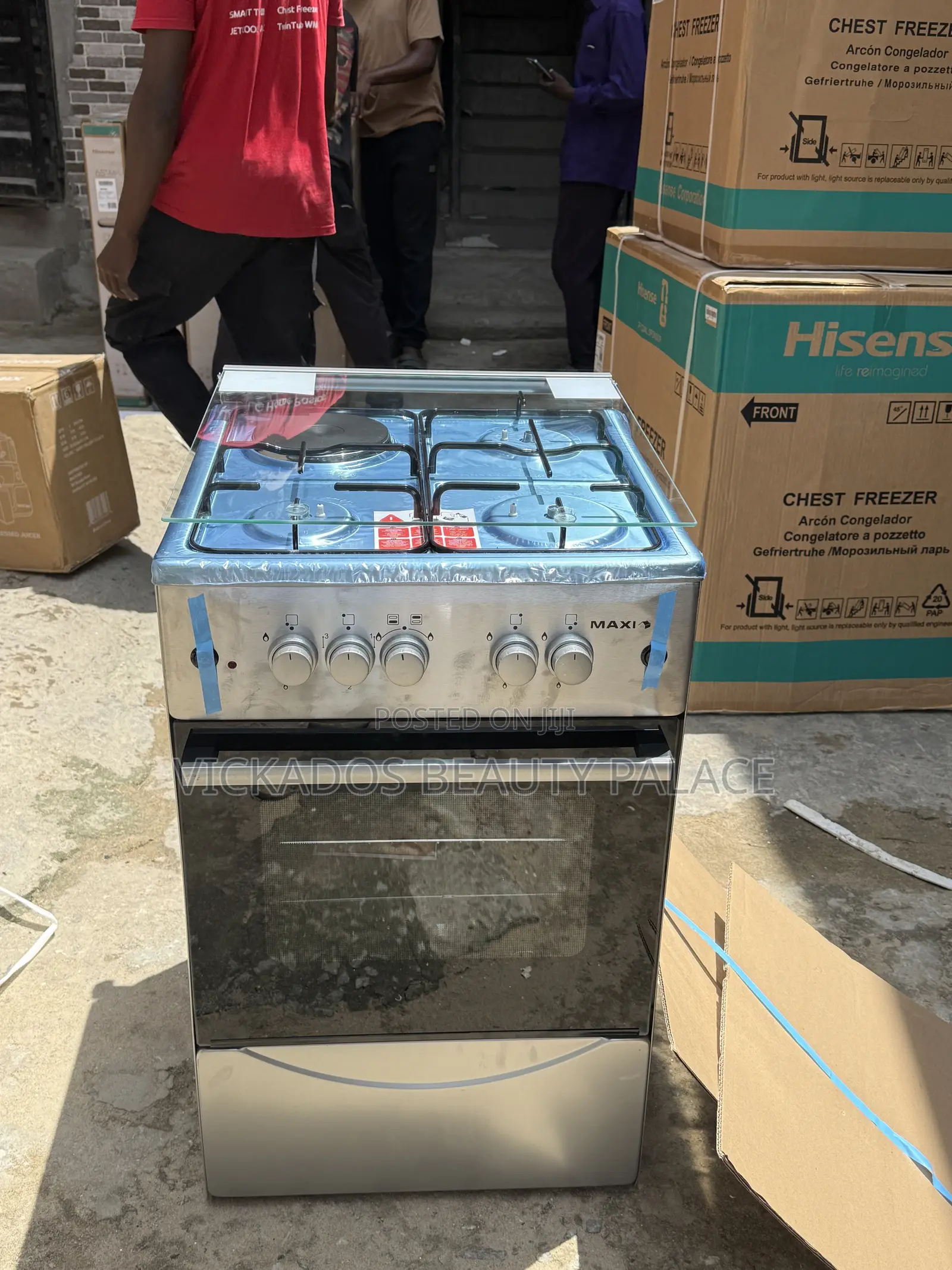 Maxi Gas Cooker 50*50 (3+1) INOX
