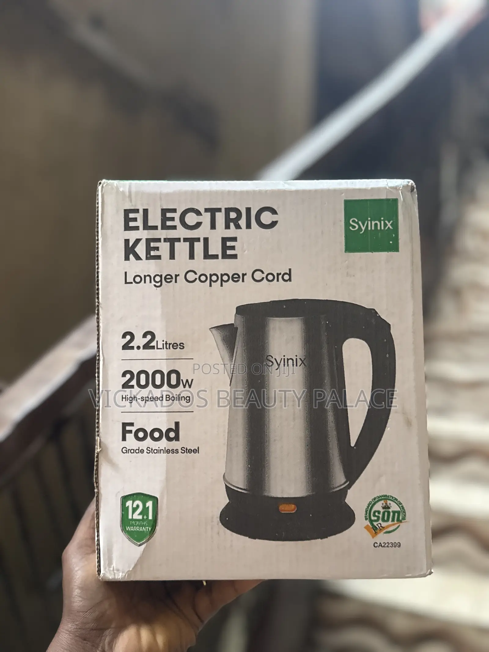 Syinix Electric Kettle 2.2L