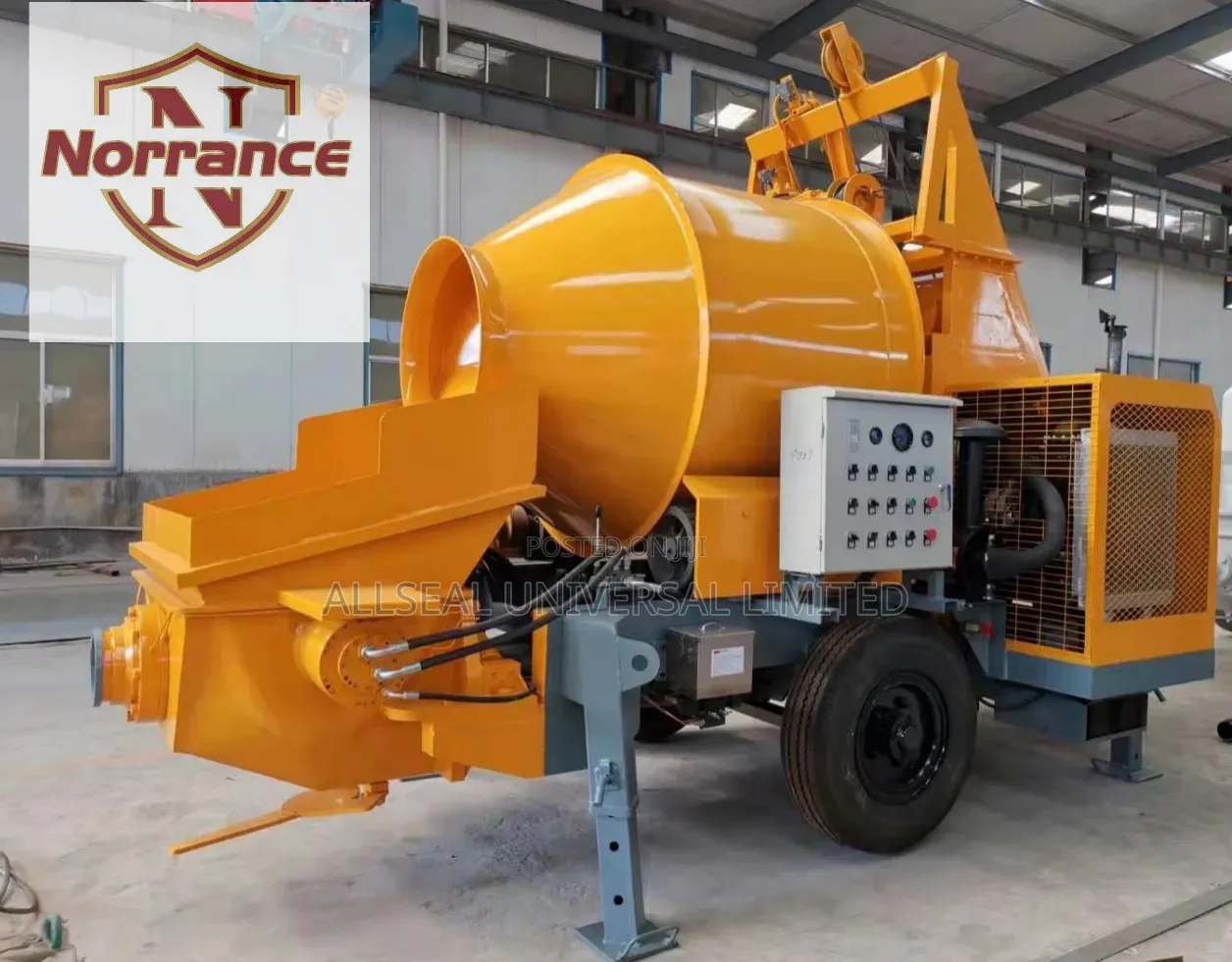 Norrance 30m3/H Auto Concrete Mixer and Pump (Nous Parlons Français)