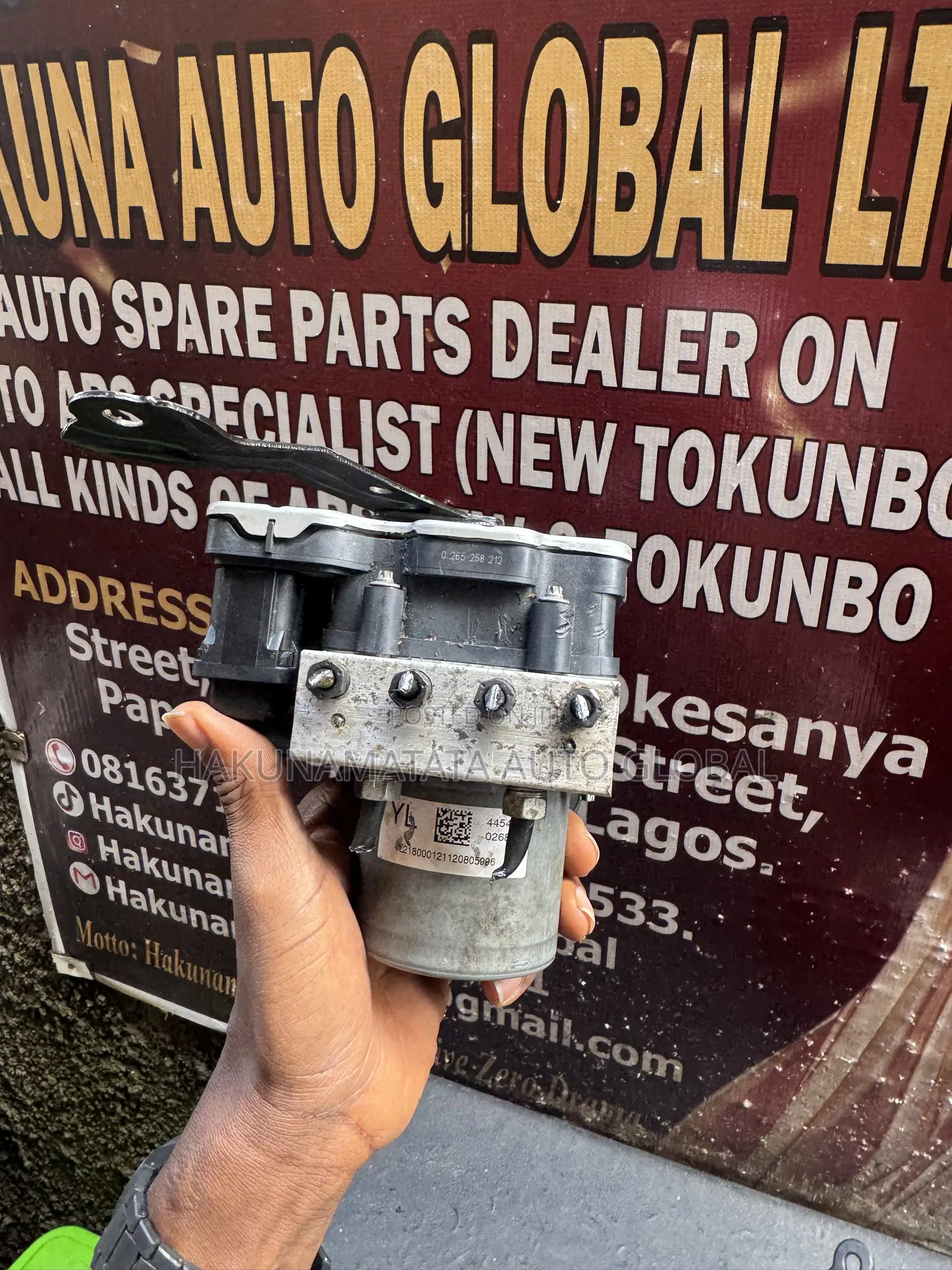 Toyota Corolla 2018–2022 Tokunbo ABS Pump Available