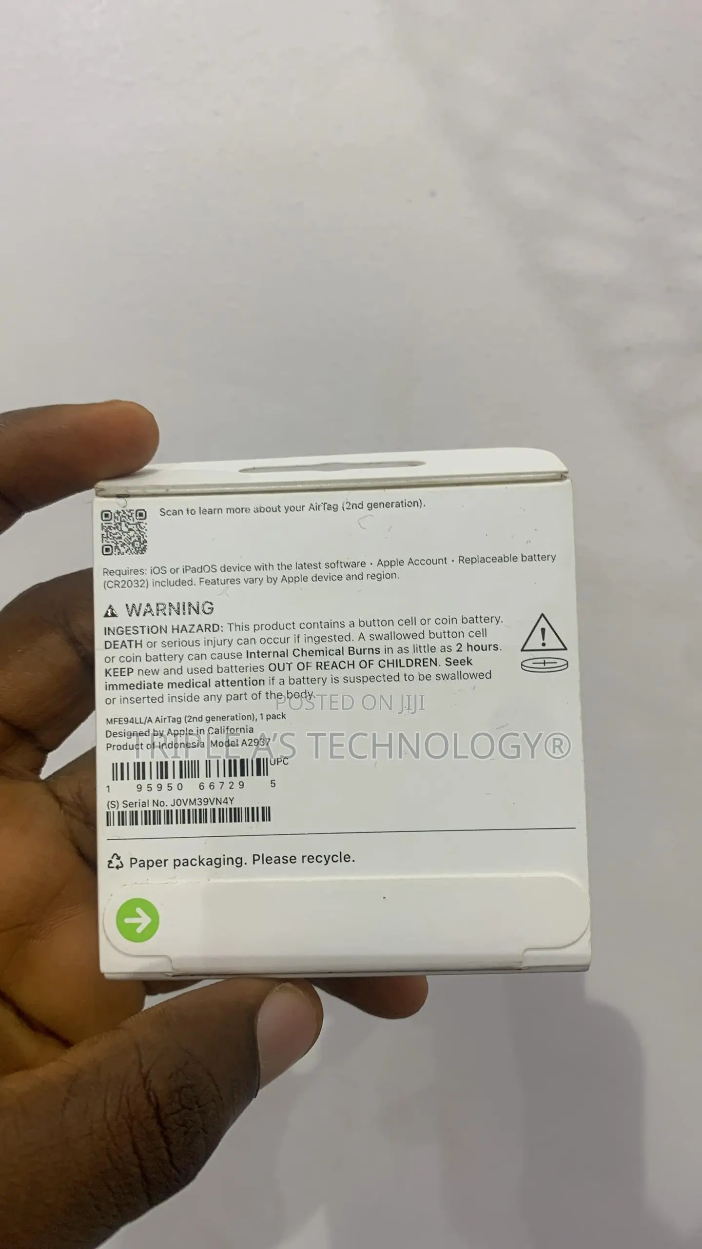 Original Apple Airtag (1Pack) 1st and 2nd Generation