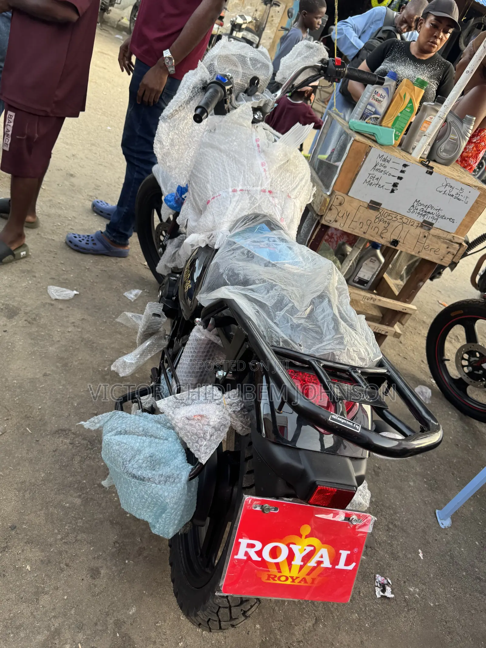 New Royal Motorcycle 2026 Black
