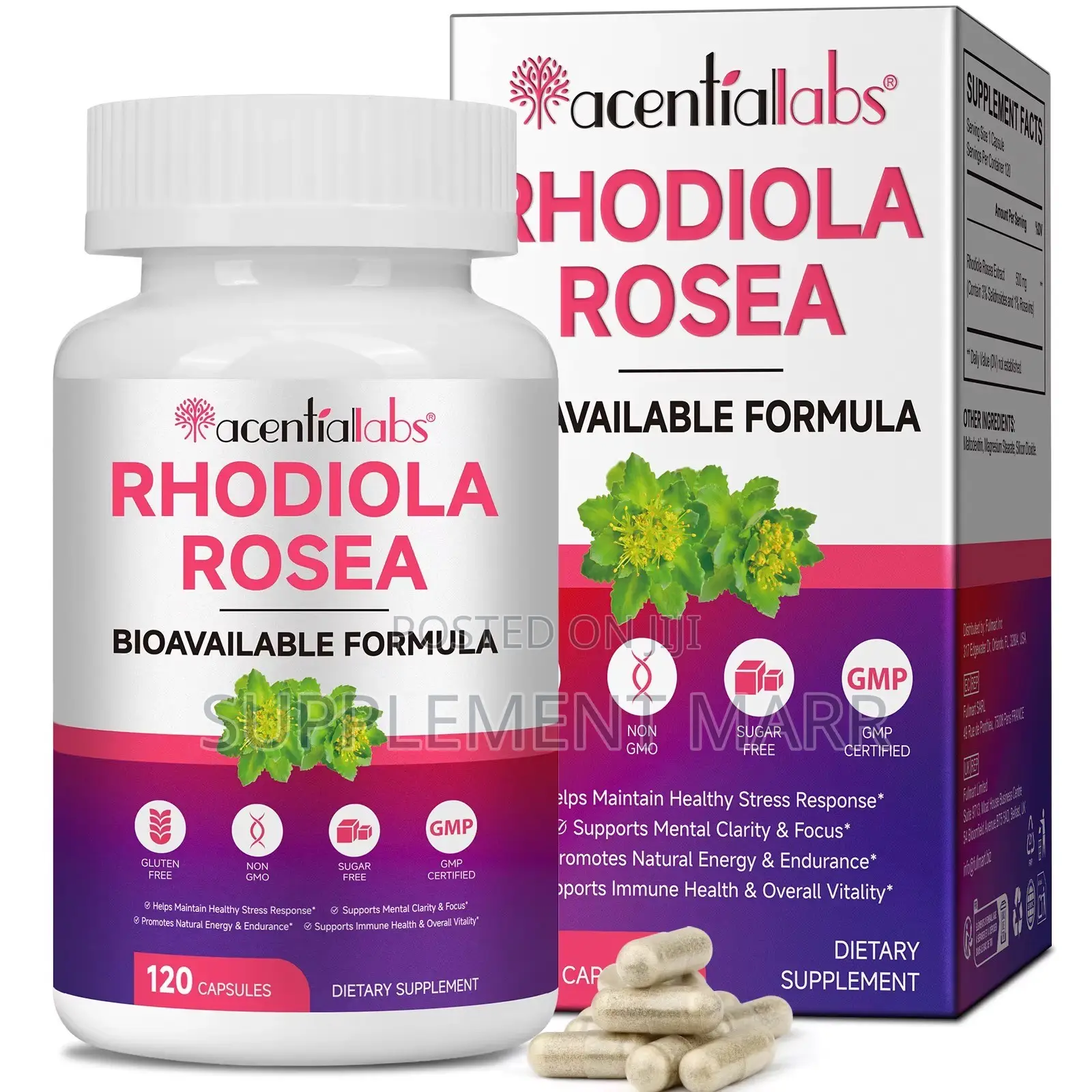 Rhodiola Rosea Bioavailable Formula X 120 Capsules
