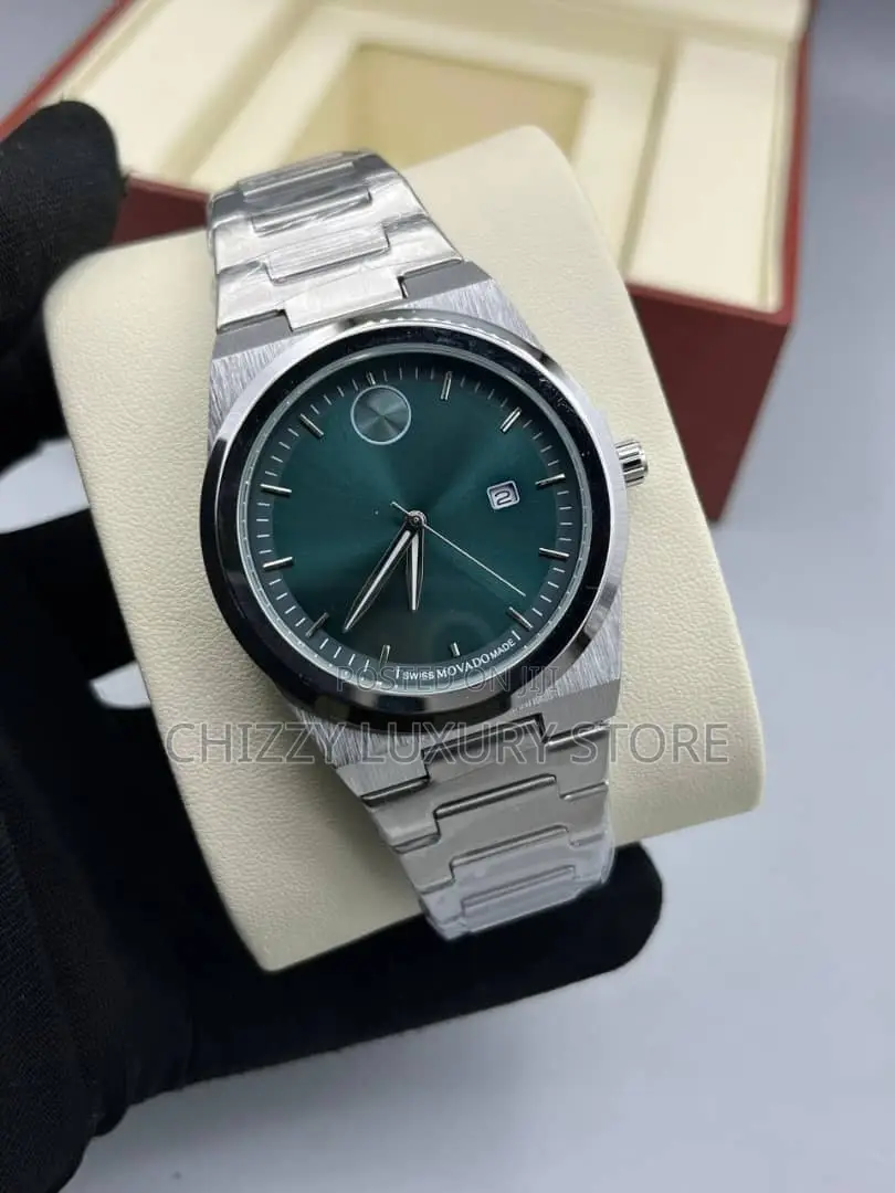 Movado Quality Men Chain Strap Wristwatch