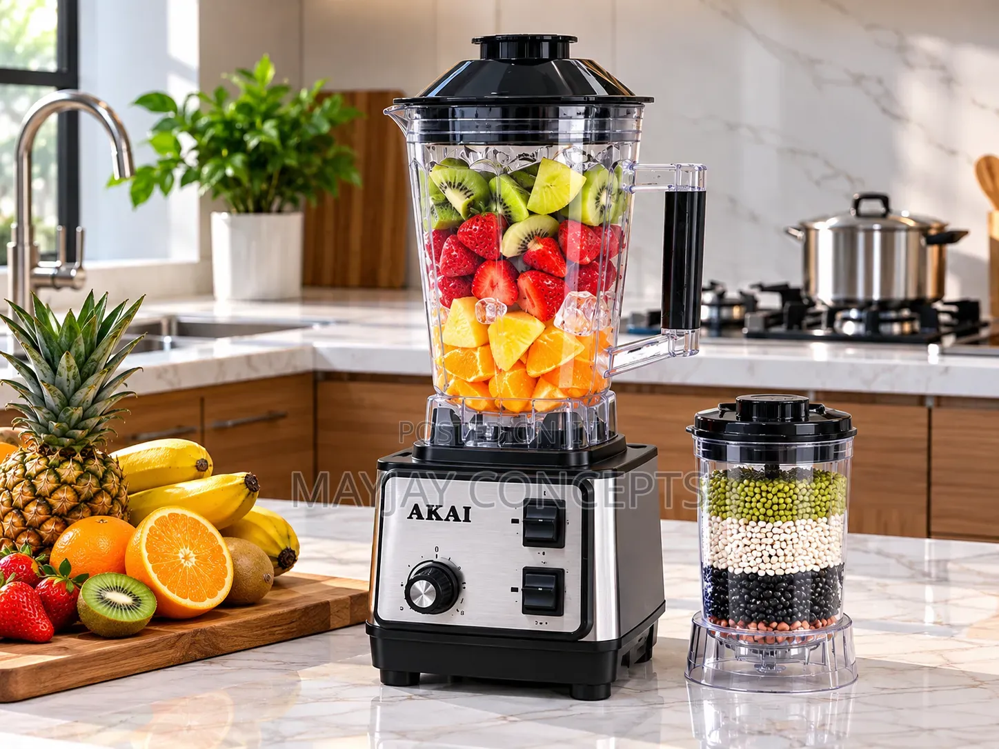 AKAI 800W Power Blender With 2L Unbreakable Jar–BD090A-0300