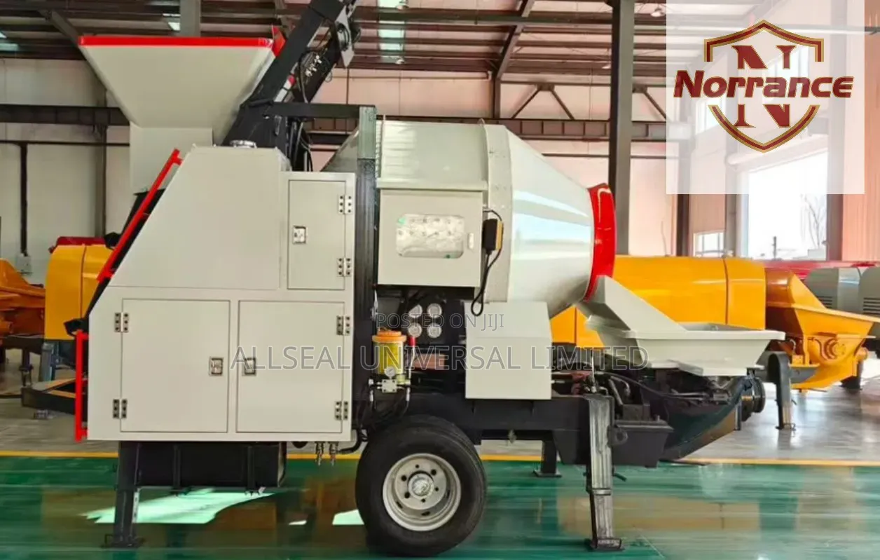 Norrance Auto Concrete Mixer and Pump (Nous Parlons Français)