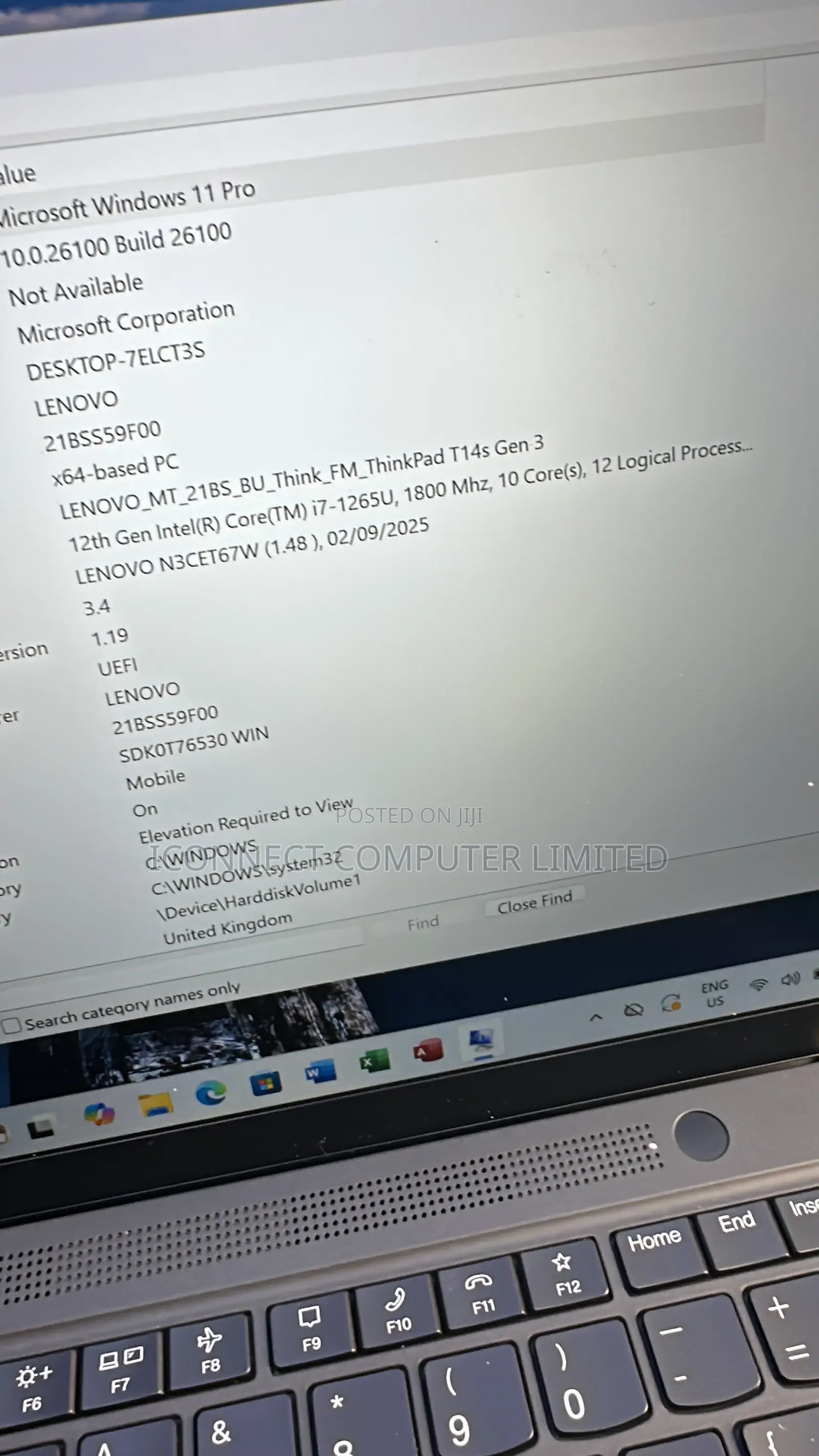 Laptop Lenovo ThinkPad T14 G3 16GB Intel Core i5 SSD 256GB