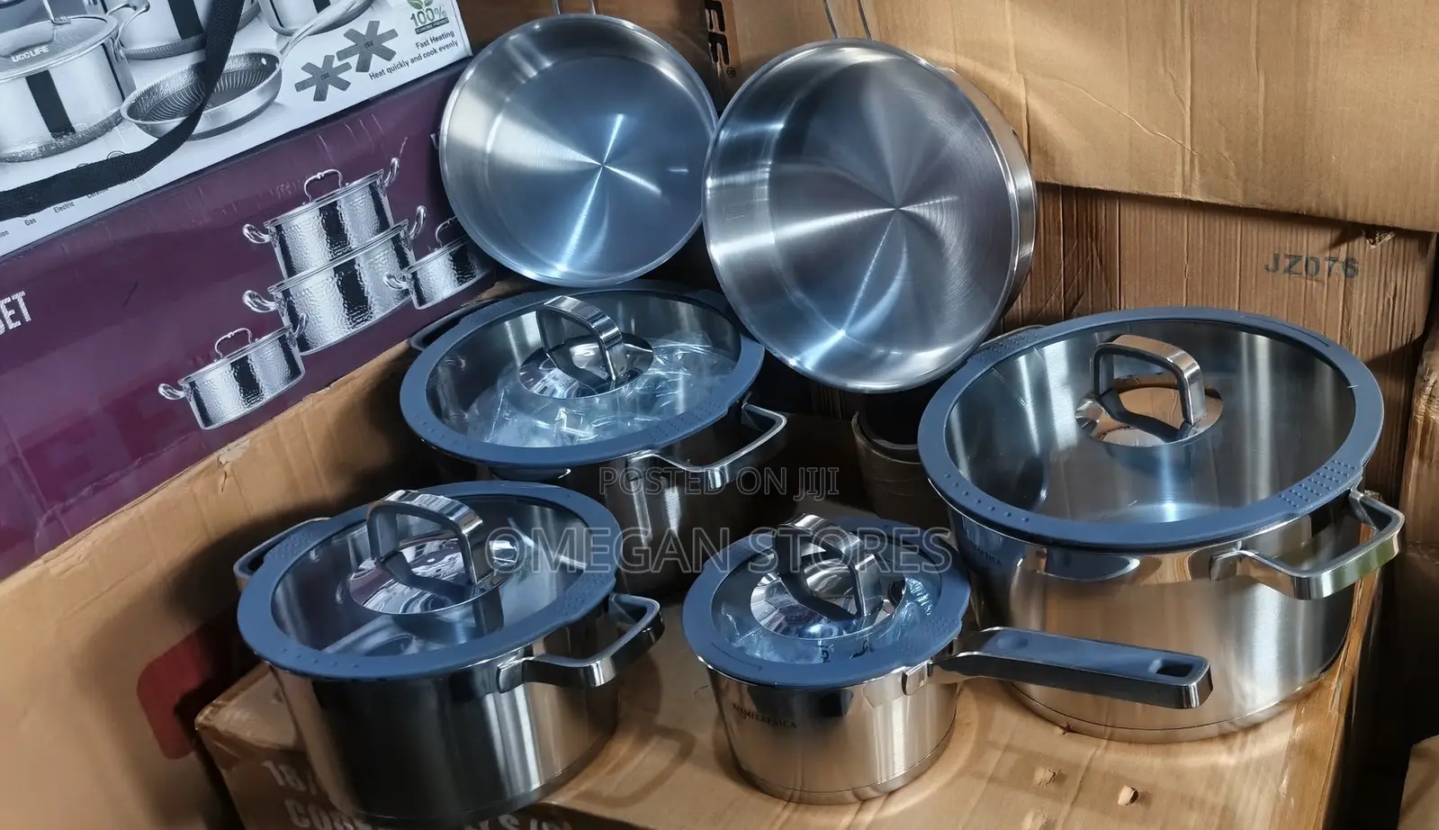 10pcs High Quality Stainless Steel Cookware