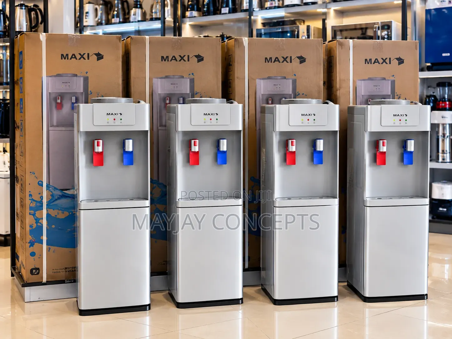 MAXI Hot and Cold Water Dispenser With Storage Cabinet for Home