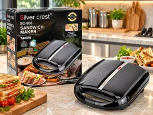 Silver Crest SC-908 1400W Sandwich Maker With Fast Heating Plates