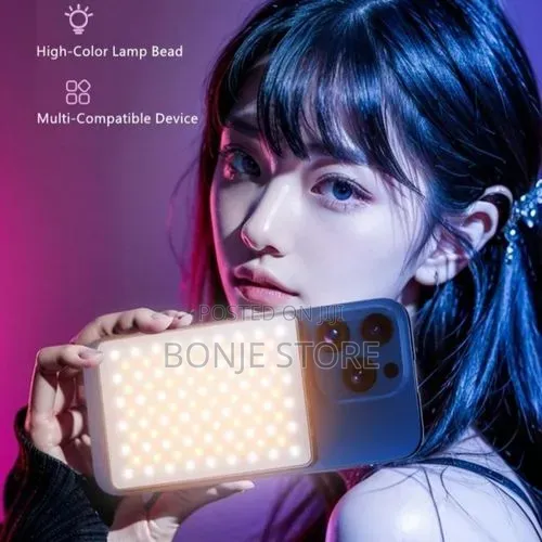 RGB Mobile Rechargeable Magnetic Selfie Fill Light Live Streaming