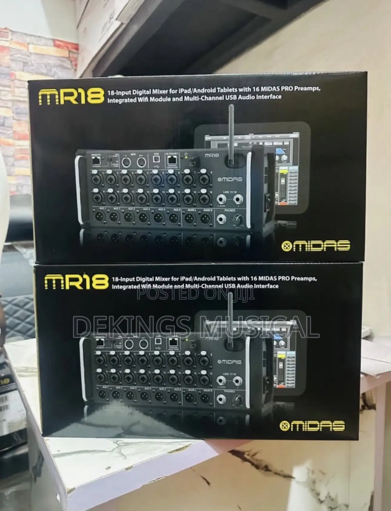 Original Midas MR18 Digital Mixer