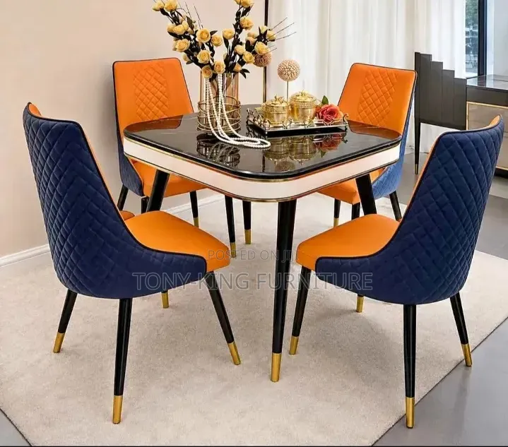 Dining Space With This Beautiful Luxury 4-Seater Dining Set