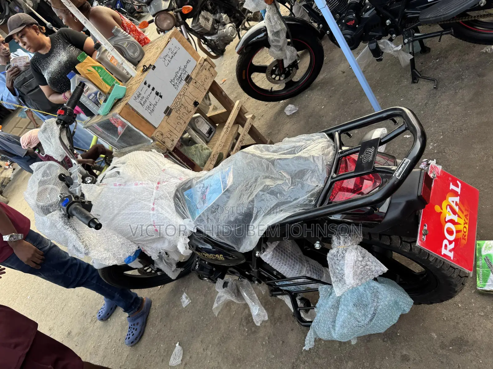 New Royal Motorcycle 2026 Black