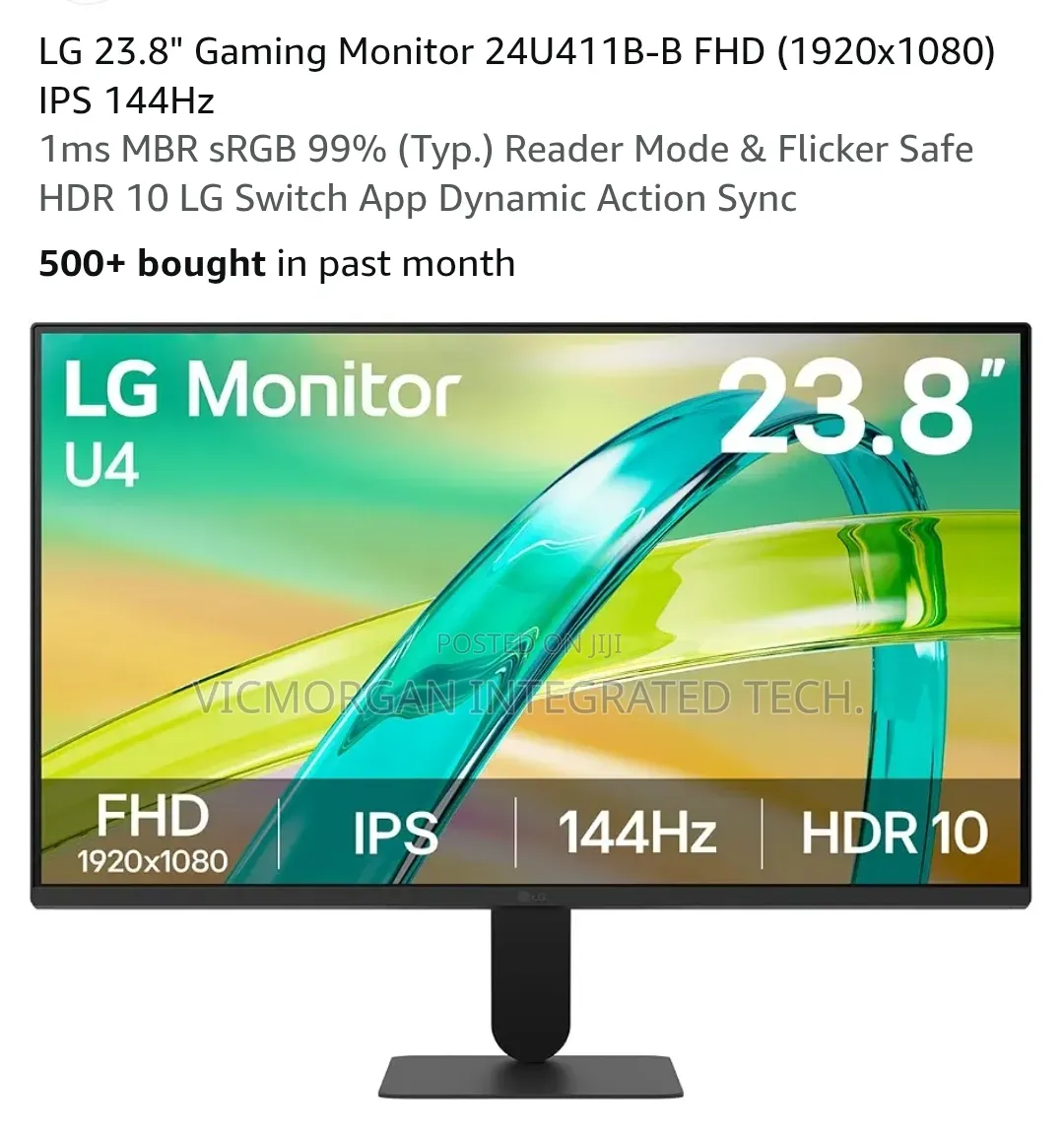 LG 24u411b-B 23.8" FHD IPS Monitor (Modern Productivity Monitor ·