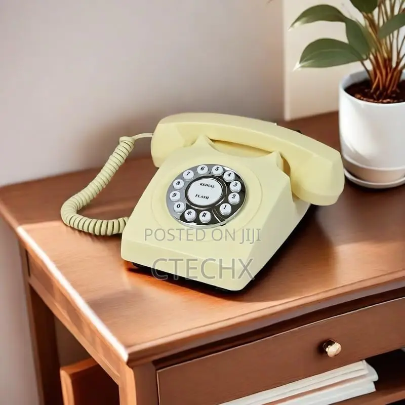 TelPal Corded Landline Phone, Classic Vintage Old Fashion Telephone
