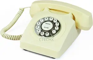 TelPal Corded Landline Phone, Classic Vintage Old Fashion Telephone