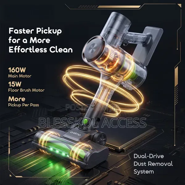 Oraimo CyberVac 2 Lightweight Powerful Cordless Stick Vacuum