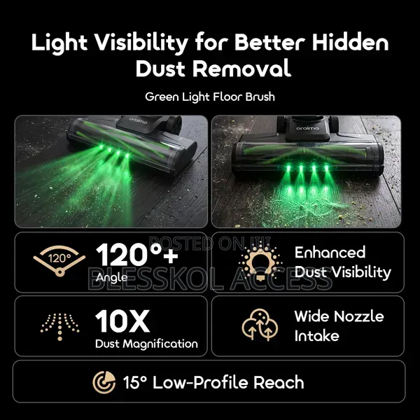 Oraimo CyberVac 2 Lightweight Powerful Cordless Stick Vacuum