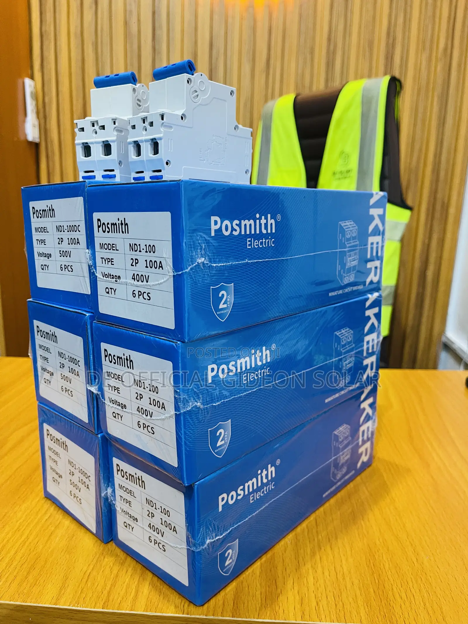 65a,100a AC/Dc Mc Breaker Double Pole