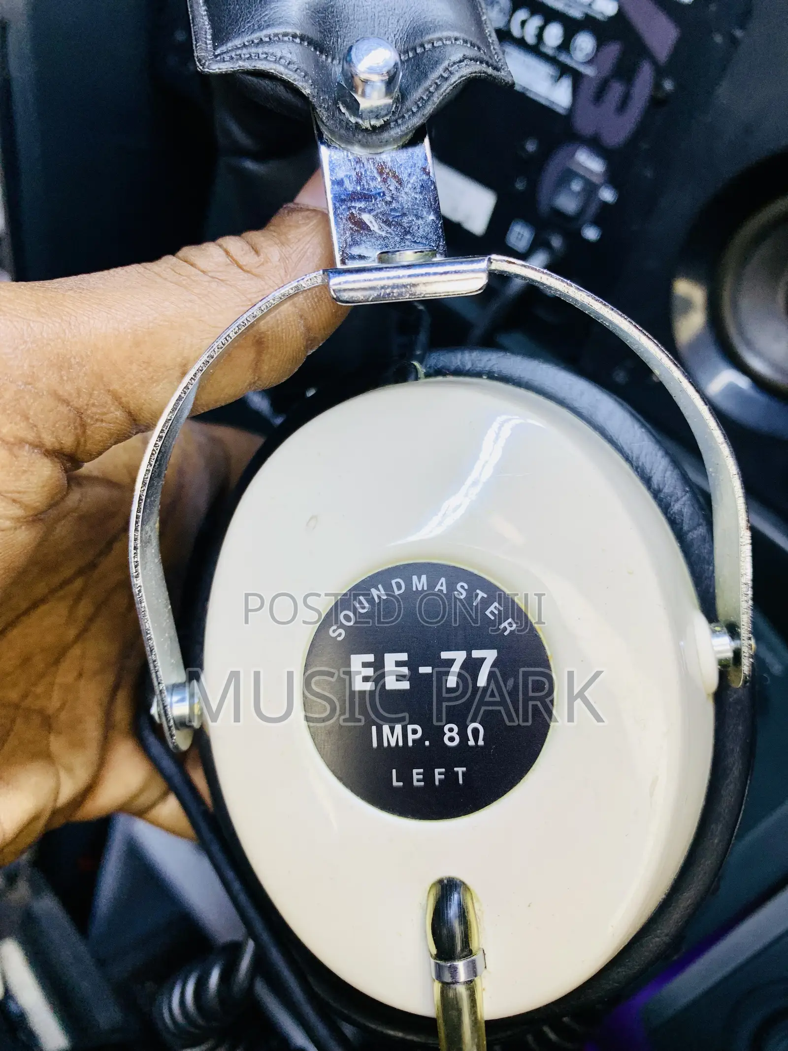 Rare Vintage Soundmaster EE-77 Stereo Headphones (8 Ohms)
