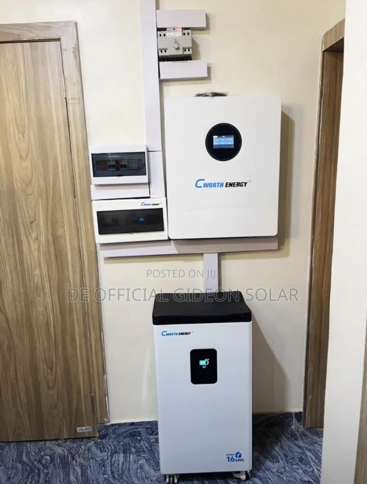CWORTH 12Kva Invt + CWORTH 16kwh Batt + 14pics of Panel + Accessories