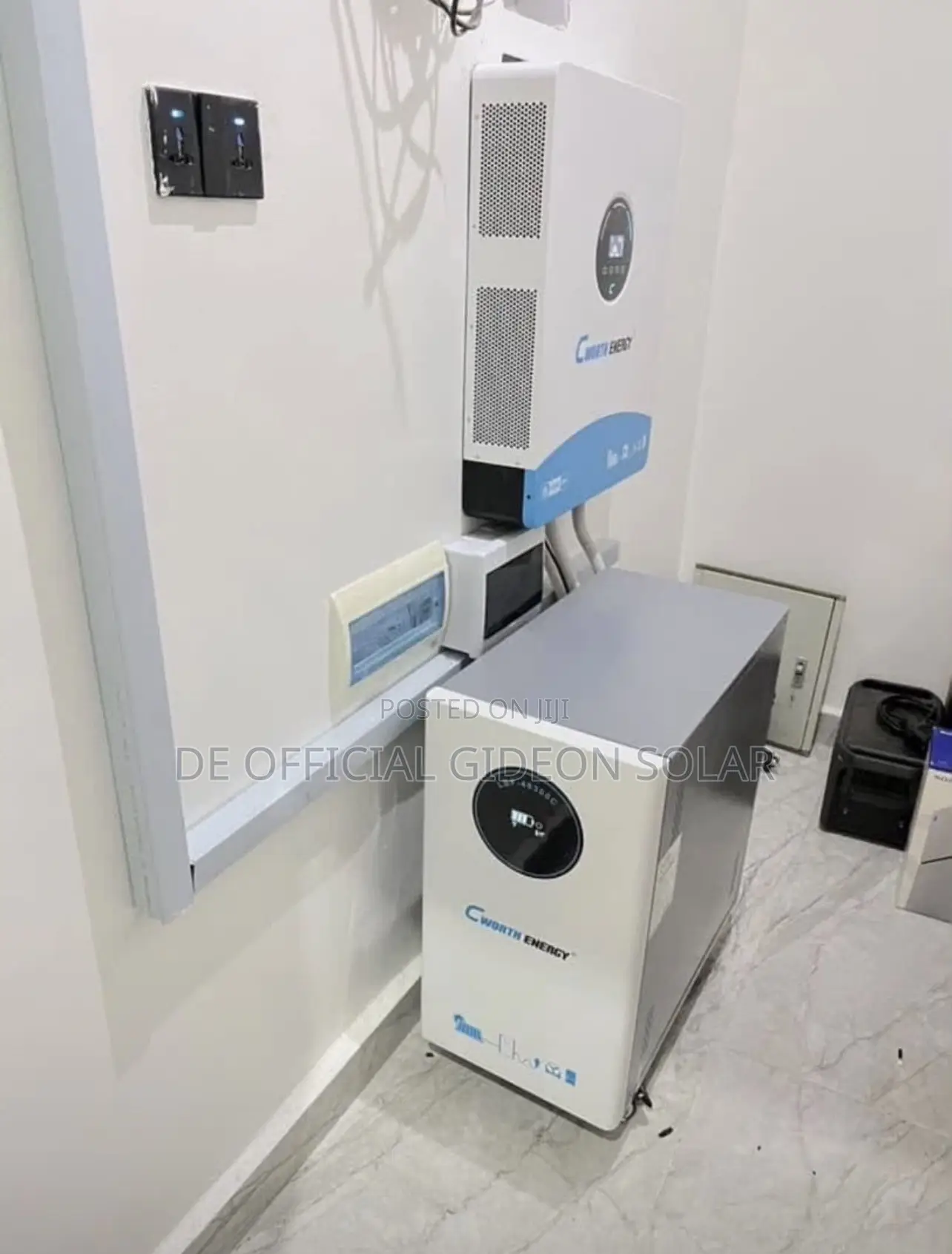 CWORTH 12kva Invt + CWORTH 15kwh Batt + 12pic 650W Panel + Accessories