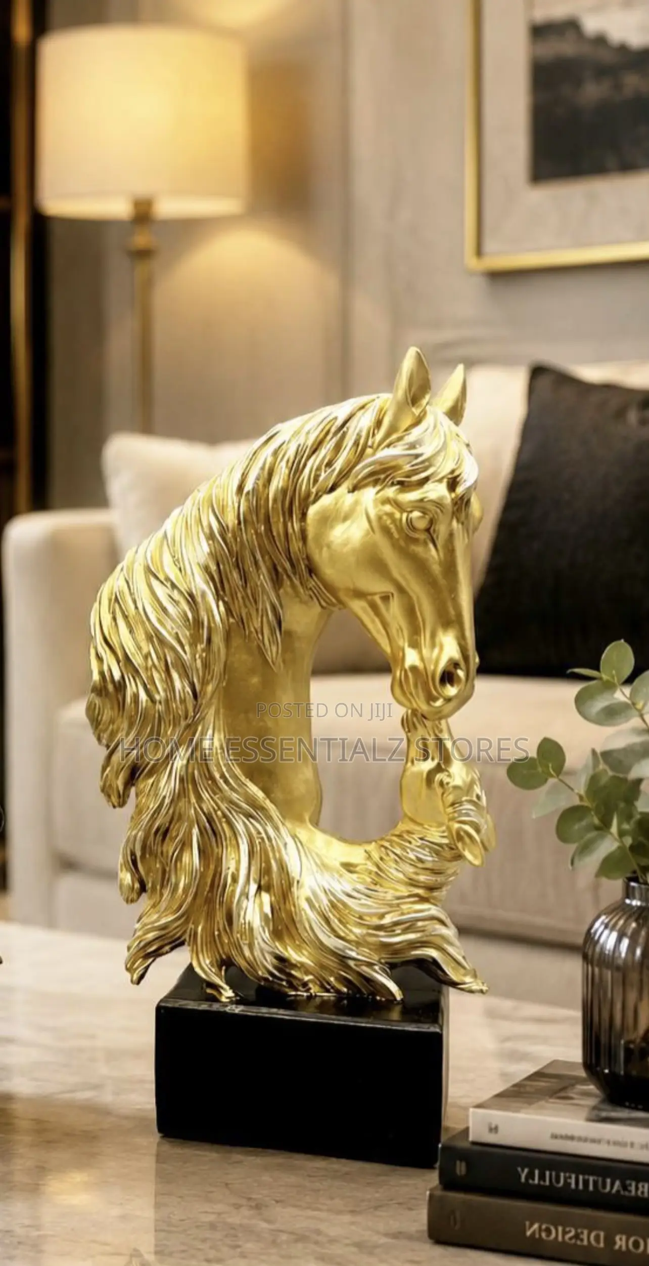 Luxury Horse Head Statue - Mare and Foal Horse Sculpture Decor