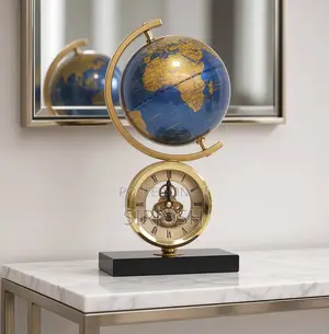 Luxury Clock World Globe