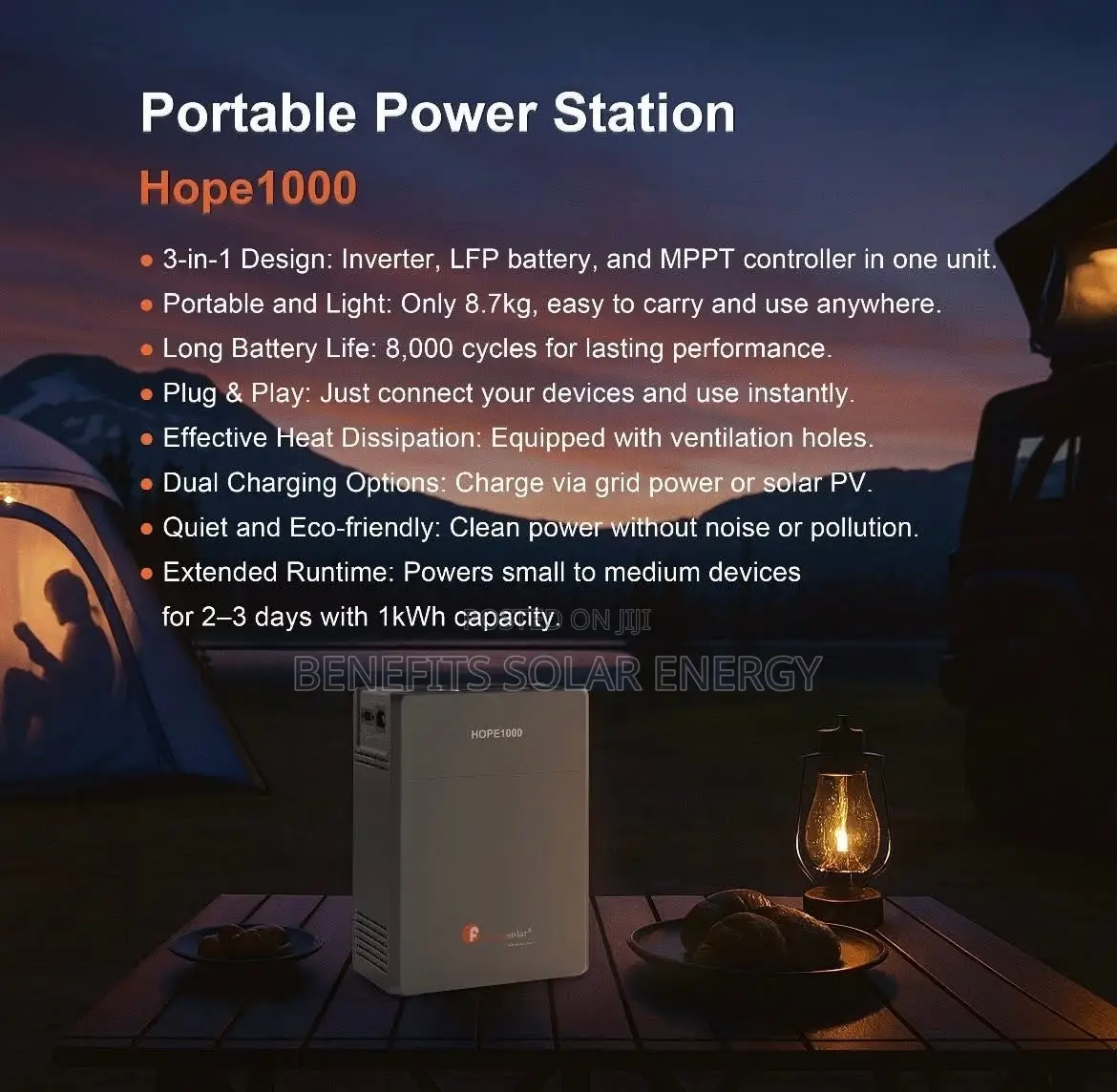 1kwh Felicity Solar Power Generator