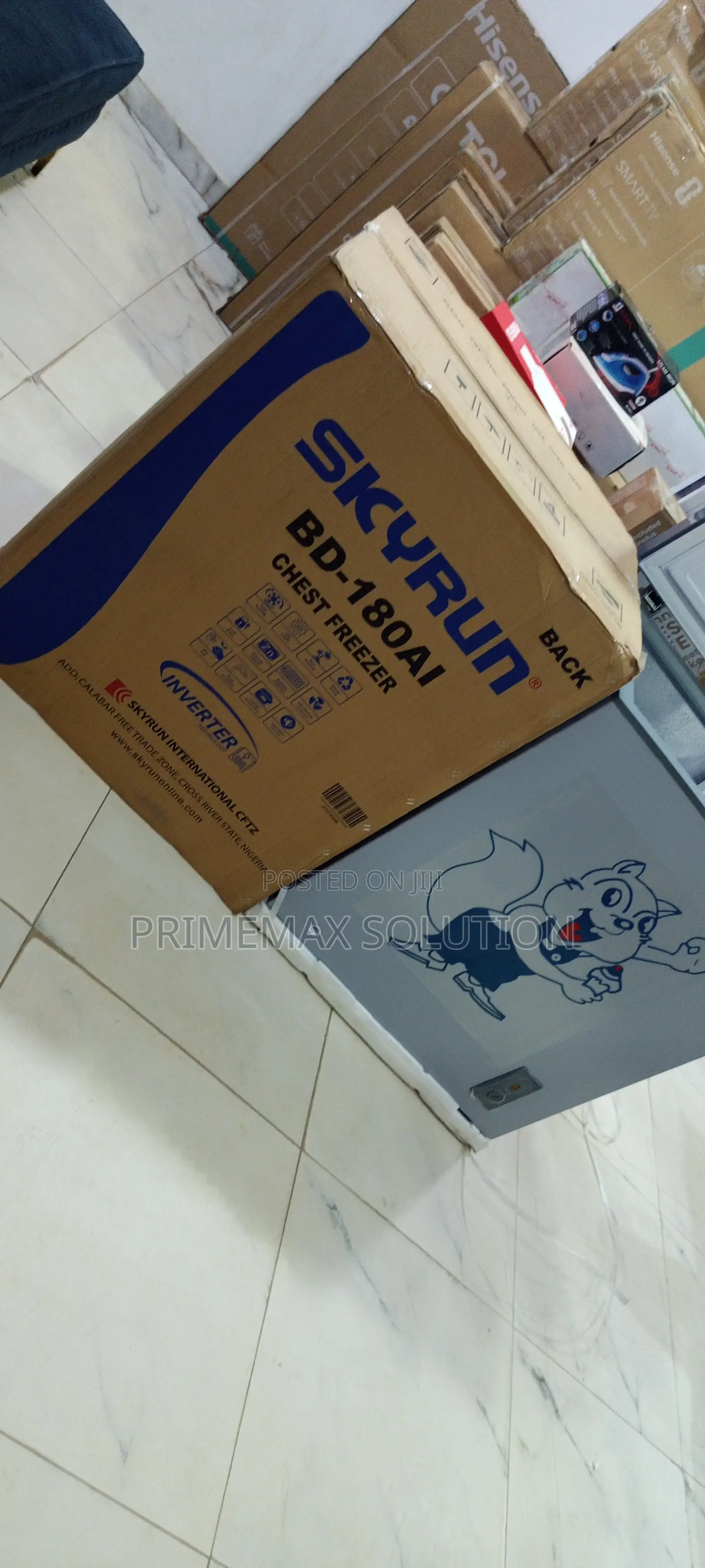 SKYRUN 180AI - 145 Litres FREEZER of Peace of Mind